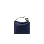 Erdem Mini Bloom Bag in Navy Satin | Mini Bags | Coveti