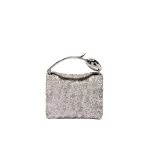Erdem Mini Bloom Bag in Silver Sequins | Mini Bags | Coveti