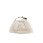 Erdem Mini Bloom Bag in White Feathers | Mini Bags | Coveti