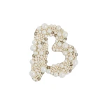 Erdem Pearl Alphabet Brooch B | Brooches & Pins | Coveti