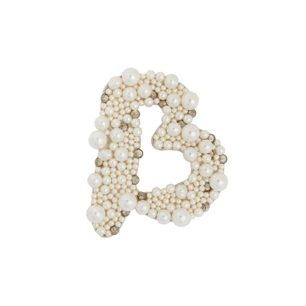 Erdem Pearl Alphabet Brooch B | Brooches & Pins | Coveti