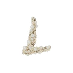 Erdem Pearl Alphabet Brooch L | Brooches & Pins | Coveti