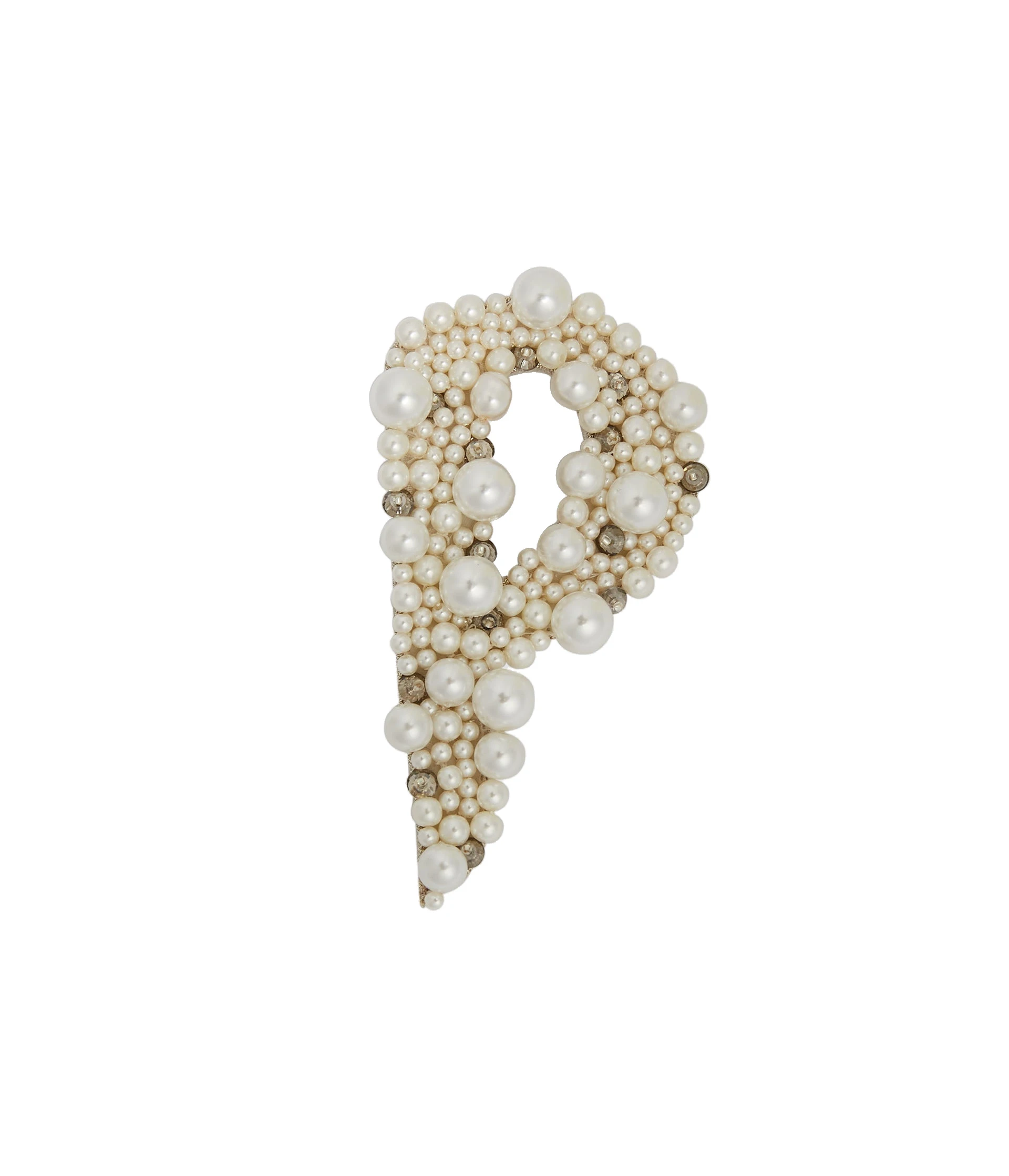 Erdem Pearl Alphabet Brooch P Erdem Pearl Alphabet Brooch P | Brooches & Pins | Coveti