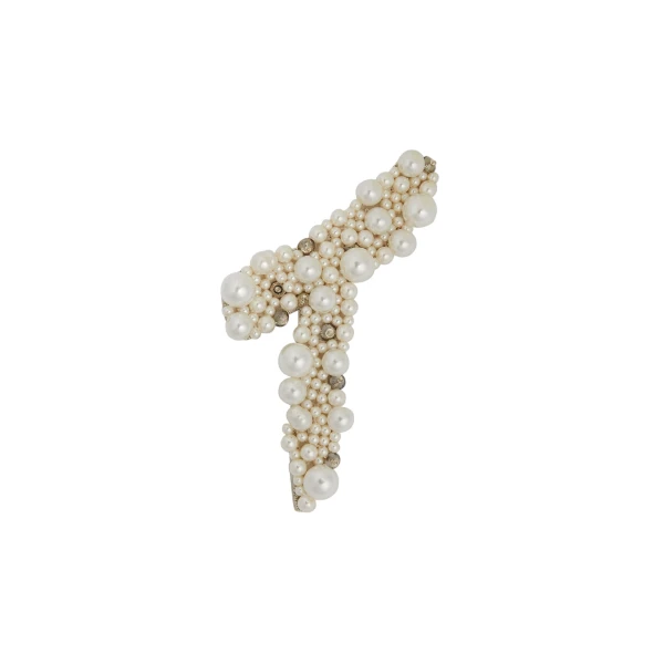 Erdem Pearl Alphabet Brooch T | Brooches & Pins | Coveti