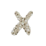Erdem Pearl Alphabet Brooch X | Brooches & Pins | Coveti