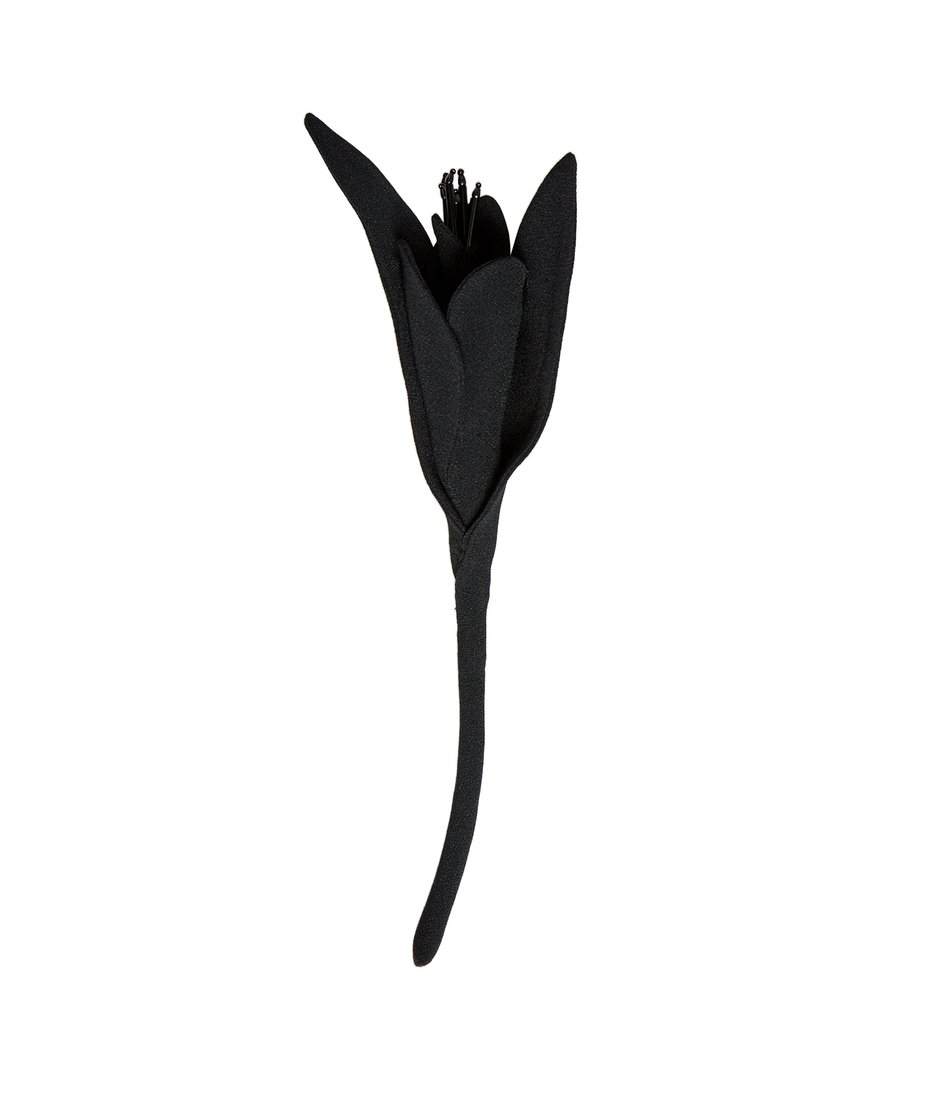 Erdem Satin Flower Brooch in Black Erdem Satin Flower Brooch in Black | Brooches & Pins | Coveti