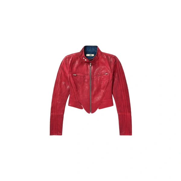 Astra Claw Jacket in Red Gloss