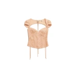 KNWLS Beth Blouse in Peach | Blouses | Coveti