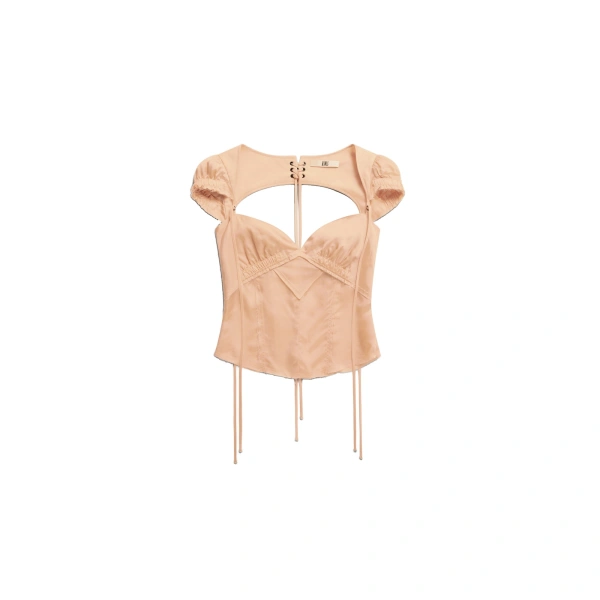 Beth Blouse in Peach