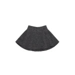 KNWLS Charlotte Circle Skirt in Dark Grey | Midi Skirts | Coveti