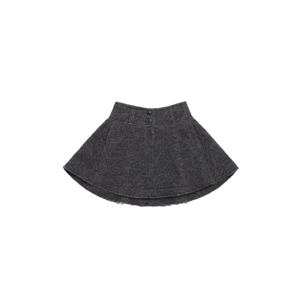 Charlotte Circle Skirt in Dark Grey
