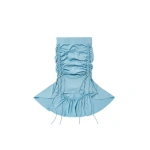 KNWLS CU Skirt in Light Blue | Midi Skirts | Coveti