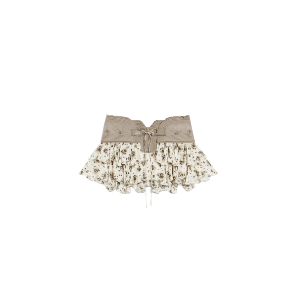 Sable Mini Skirt in Floral Print