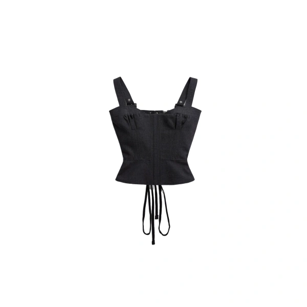 Victoria Corset in Charcoal