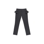 KNWLS Victoria Trousers in Charcoal | Tailored Pants | Coveti
