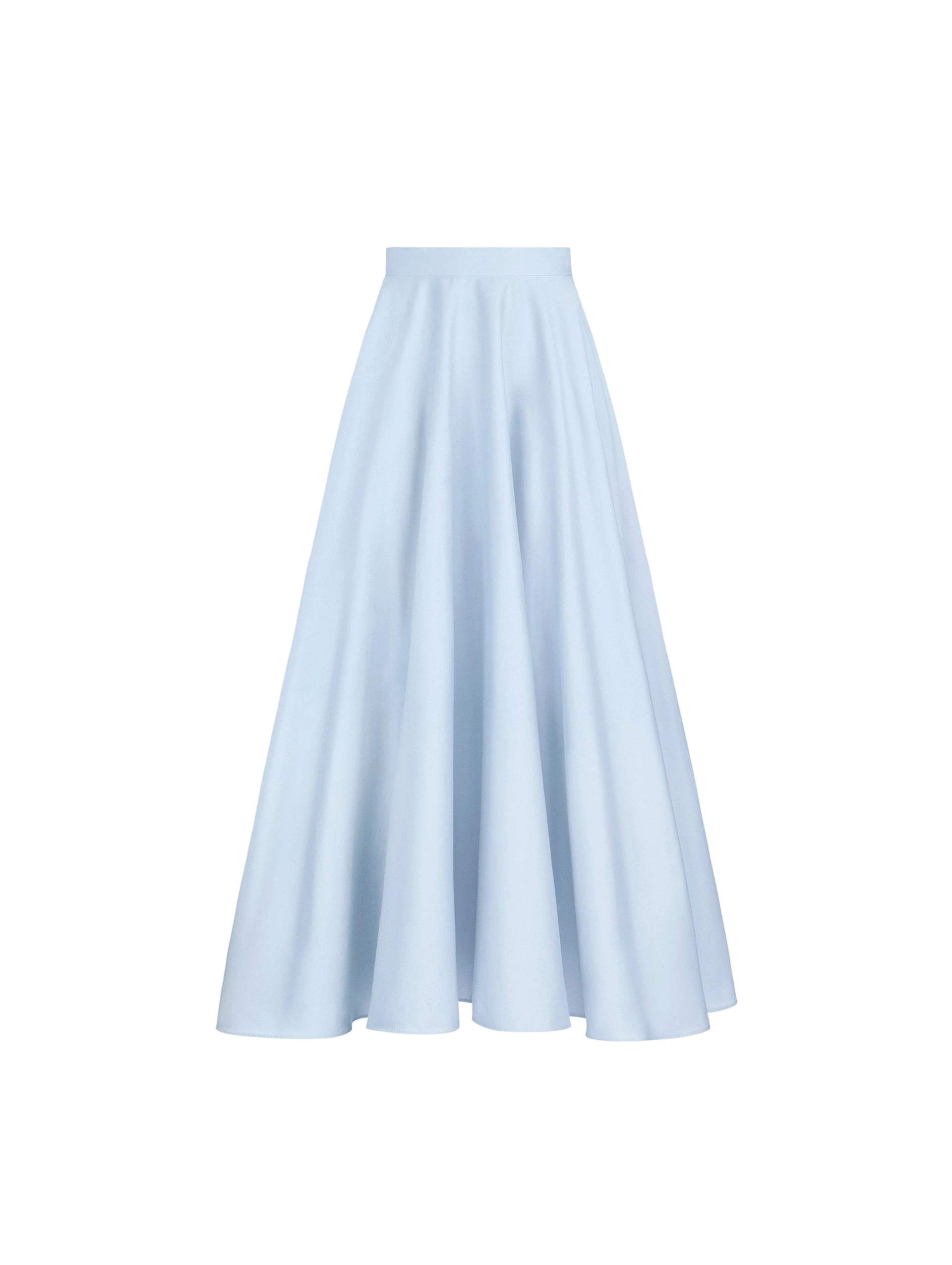 Oscar de la Renta Cotton Poplin Sateen Circle Skirt Oscar de la Renta Cotton Poplin Sateen Circle Skirt | Skirts | Coveti