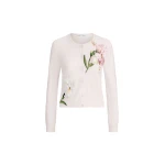 Oscar de la Renta Embroidered Cardigan | Knitwear | Coveti