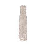 Oscar de la Renta Intarsia Leaves Cutout Embroidered Cocktail Dress | Dresses | Coveti