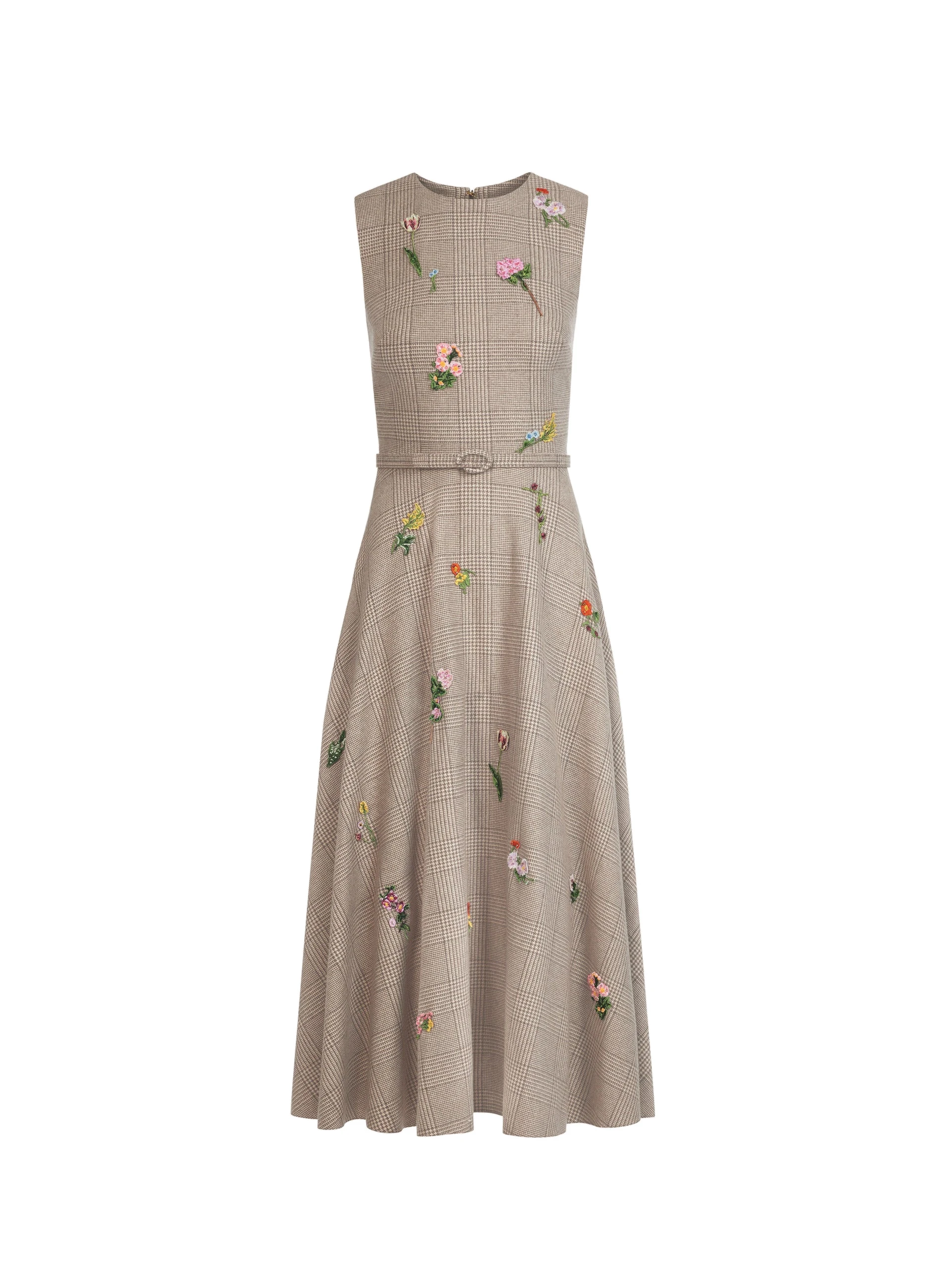 Oscar de la Renta Plaid Cashmere-Blend Dress Oscar de la Renta Plaid Cashmere-Blend Dress | Dresses | Coveti