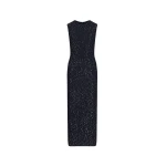 Oscar de la Renta Sleeveless Sequin Tweed Cocktail Dress | Dresses | Coveti