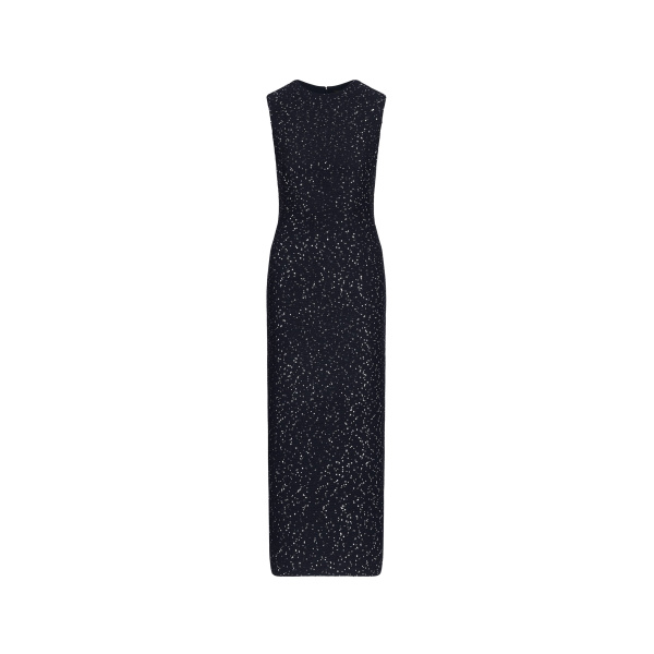 Oscar de la Renta Sleeveless Sequin Tweed Cocktail Dress | Dresses | Coveti