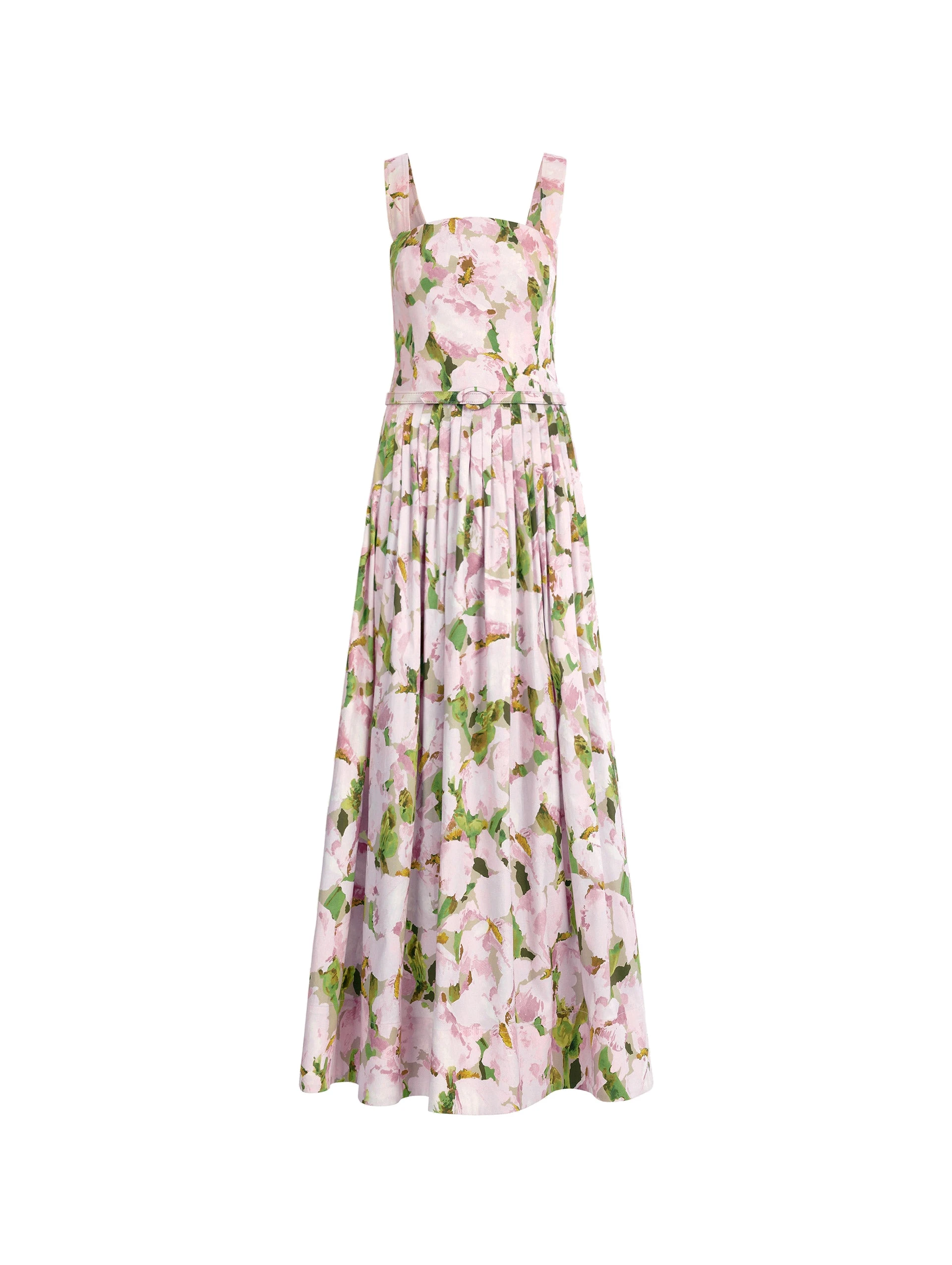 Oscar de la Renta Sleeveless Watercolor Iris Poplin Day Dress Oscar de la Renta Sleeveless Watercolor Iris Poplin Day Dress | Dresses | Coveti